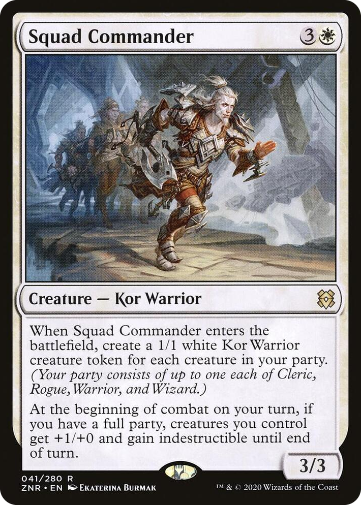 0041 Squad Commander R Zendikar Rising