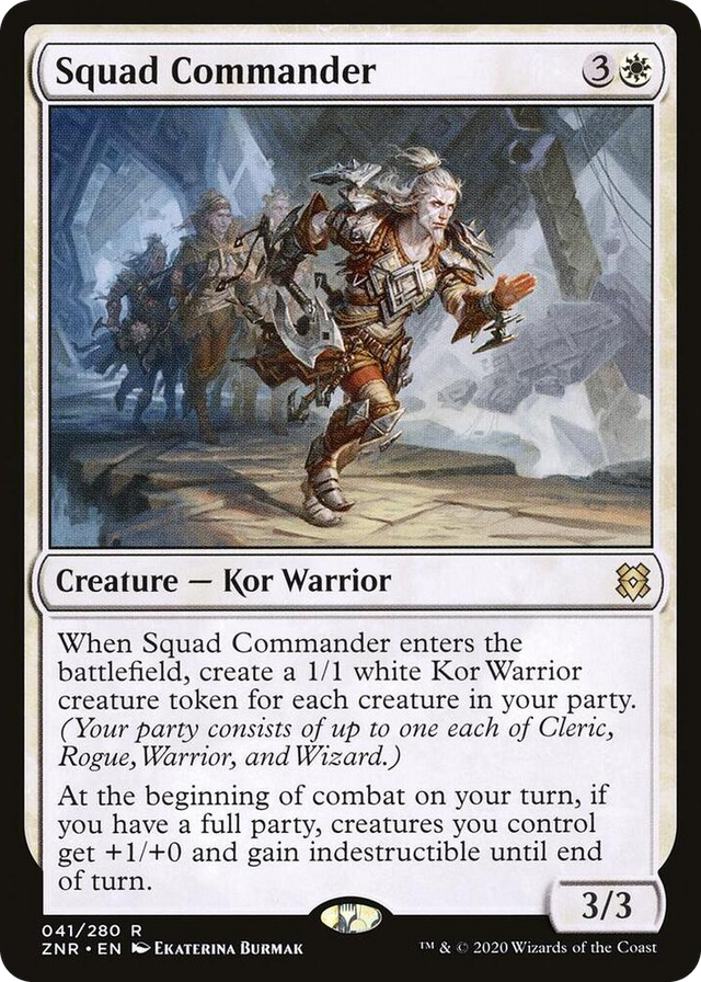 0041 Squad Commander R Zendikar Rising