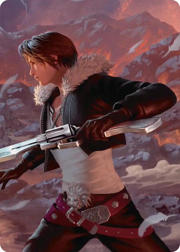 Squall, Gunblade Duelist Scene Art Card #12 S - Art Series: FINAL FANTASY Pokemon card