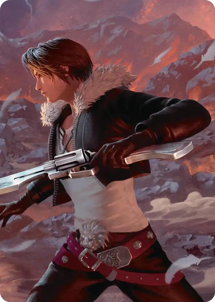 0012 Squall, Gunblade Duelist Scene Art Card S Art Series: FINAL FANTASY