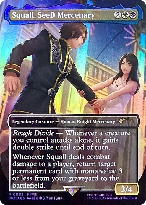 0002 Squall, SeeD Mercenary P Standard Showdown Promos