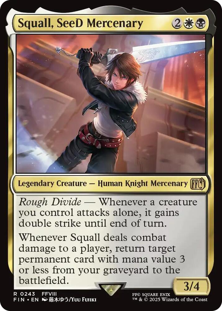 0243 Squall, SeeD Mercenary R FINAL FANTASY
