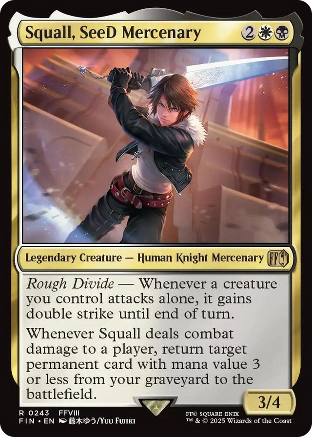 0243 Squall, SeeD Mercenary R FINAL FANTASY