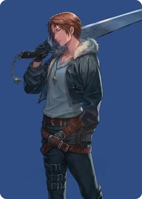 Squall, SeeD Mercenary Art Card #47 S - Art Series: FINAL FANTASY Pokemon card