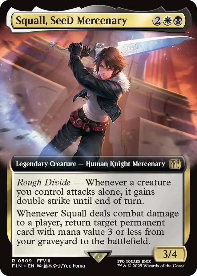 0509 Squall, SeeD Mercenary (Extended Art) R FINAL FANTASY