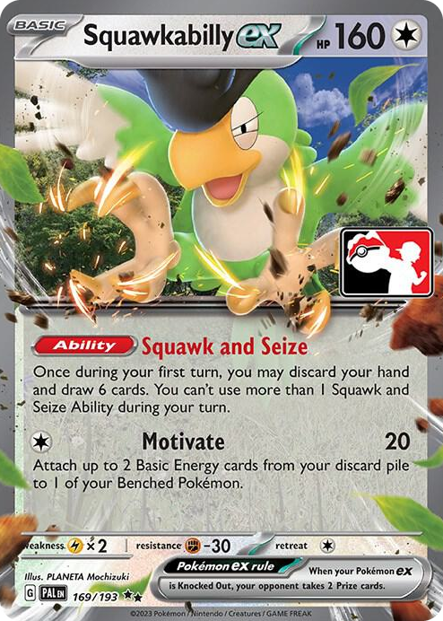 0169 Squawkabilly ex Double Rare Prize Pack Series Cards