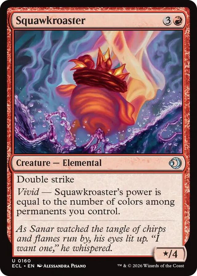 0160 Squawkroaster U Lorwyn Eclipsed
