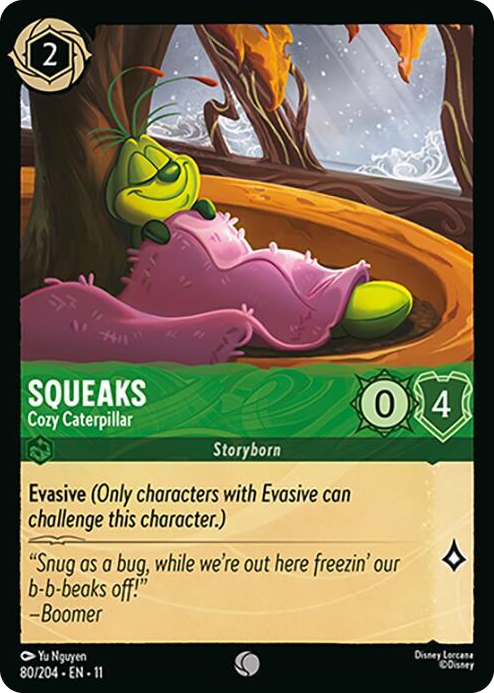 0080 Squeaks - Cozy Caterpillar Common Winterspell