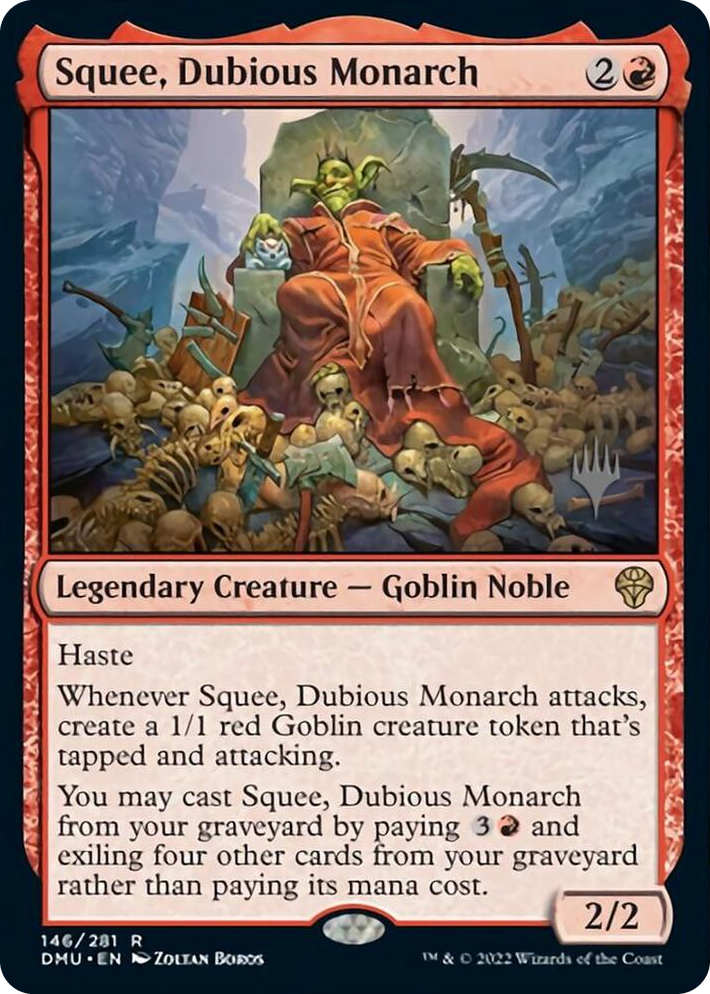 0146 Squee, Dubious Monarch R Promo Pack: Dominaria United
