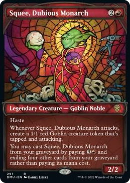 0291 Squee, Dubious Monarch (Showcase) R Dominaria United
