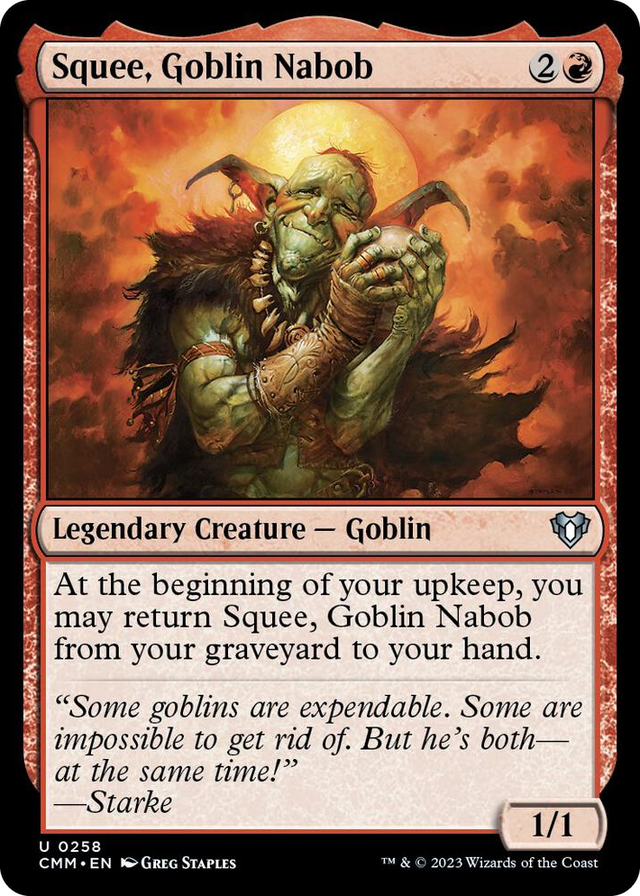 0258 Squee, Goblin Nabob U Commander Masters