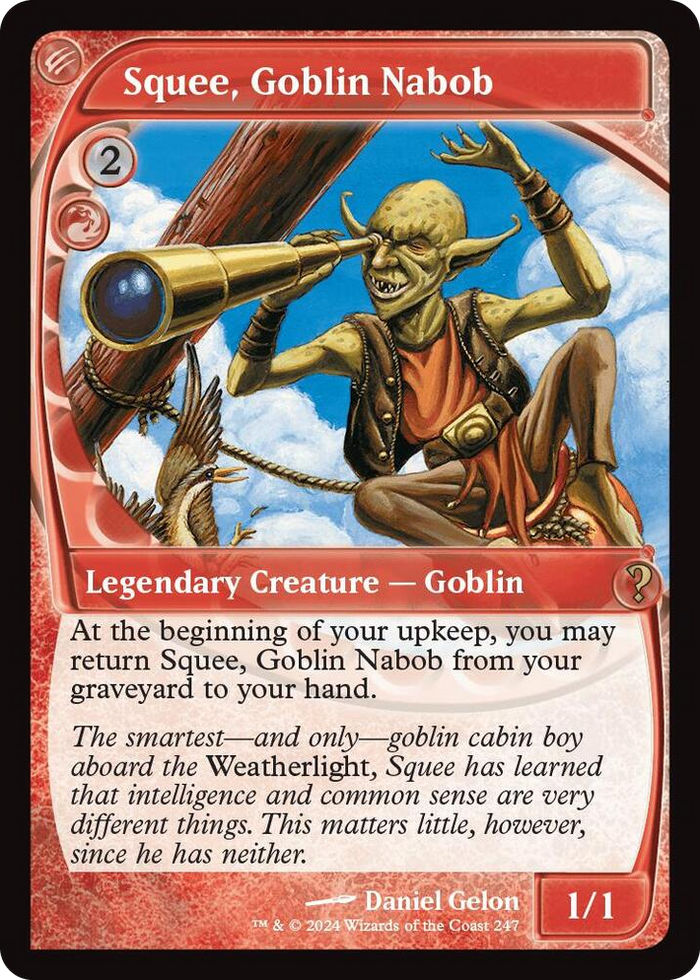 Squee, Goblin Nabob (Future Sight) #247 R - Mystery Booster 2 Pokemon card