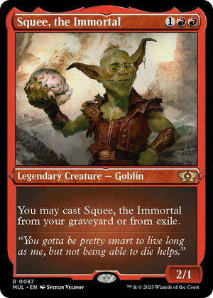 0087 Squee, the Immortal (Foil Etched) R March of the Machine: Multiverse Legends
