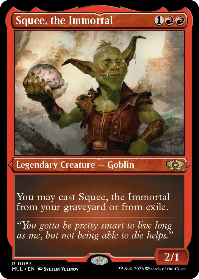 Squee, the Immortal (Foil Etched) #87 R - March of the Machine: Multiverse Legends Pokemon card