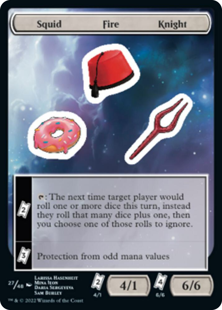 0027 Squid Fire Knight T Unfinity