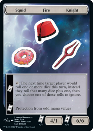 0027 Squid Fire Knight T Unfinity