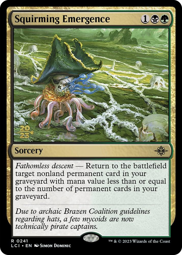 0241 Squirming Emergence R Prerelease Cards