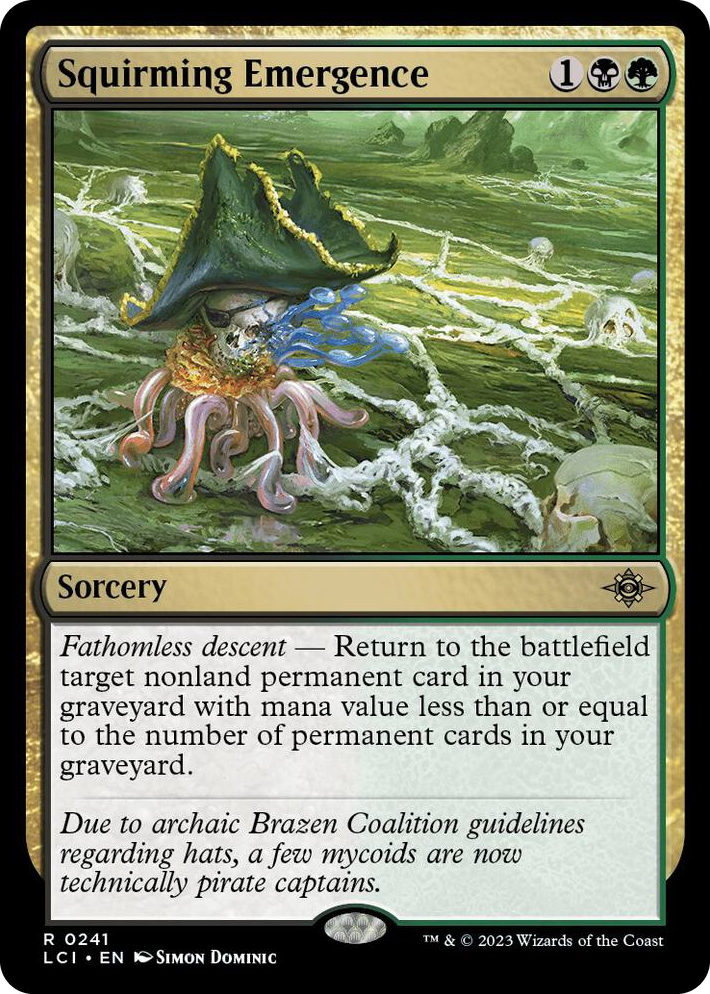 0241 Squirming Emergence R The Lost Caverns of Ixalan