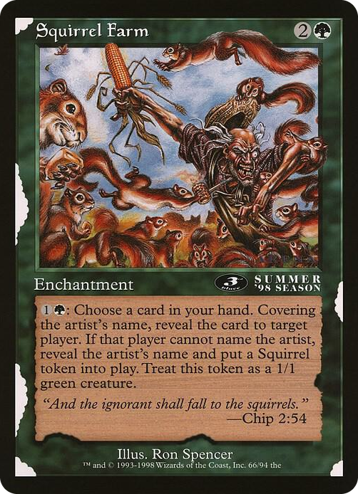 Squirrel Farm (3rd Place) (Arena League) #66 P - Oversize Cards Pokemon card