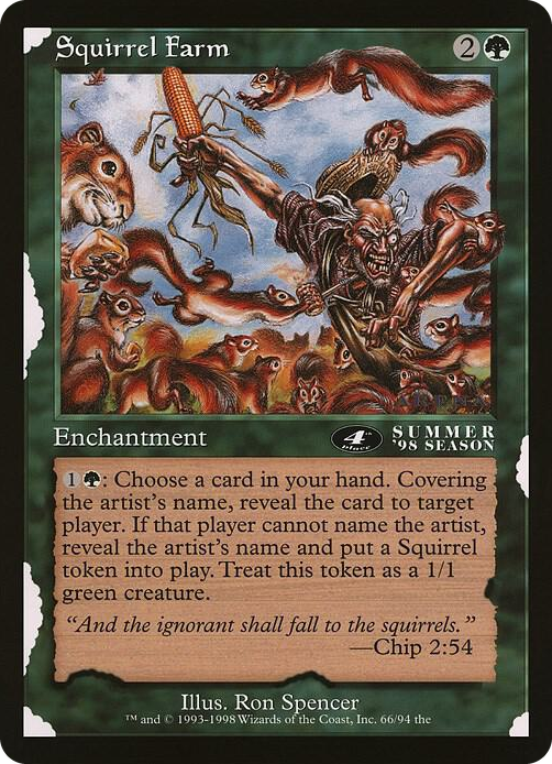 Squirrel Farm (4th Place) (Arena League) #66 P - Oversize Cards Pokemon card