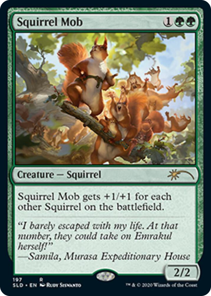 0197 Squirrel Mob R Secret Lair Drop Series