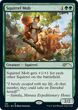 0197 Squirrel Mob R Secret Lair Drop Series