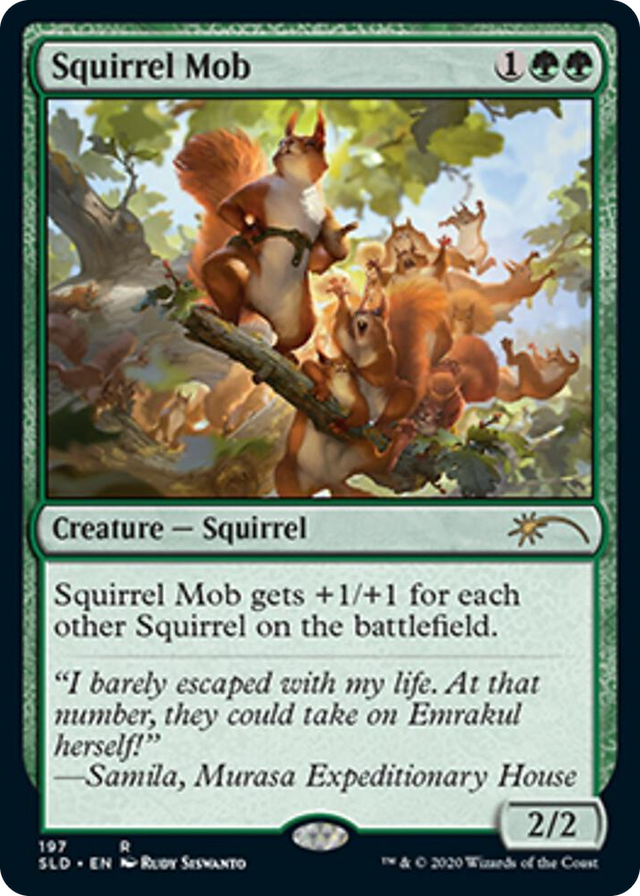 0197 Squirrel Mob R Secret Lair Drop Series