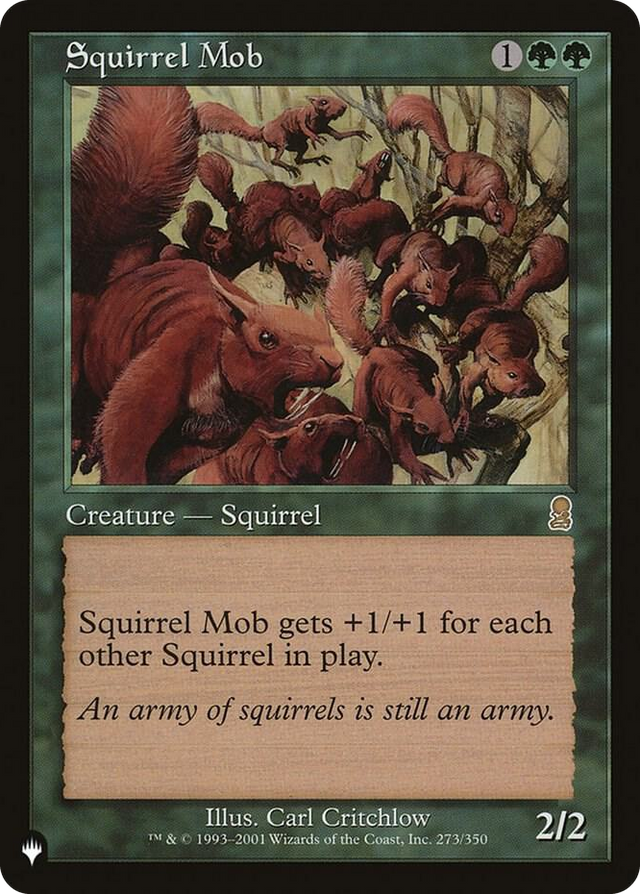 0273 Squirrel Mob R The List Reprints