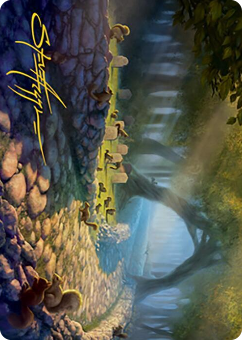 0070 Squirrel Sanctuary Art Card (Gold-Stamped Signature) S Art Series: Modern Horizons 2