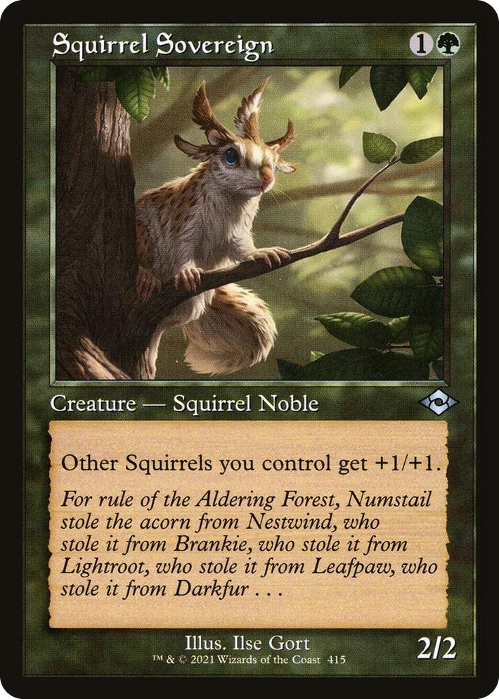 0415 Squirrel Sovereign (Retro Frame) U Modern Horizons 2