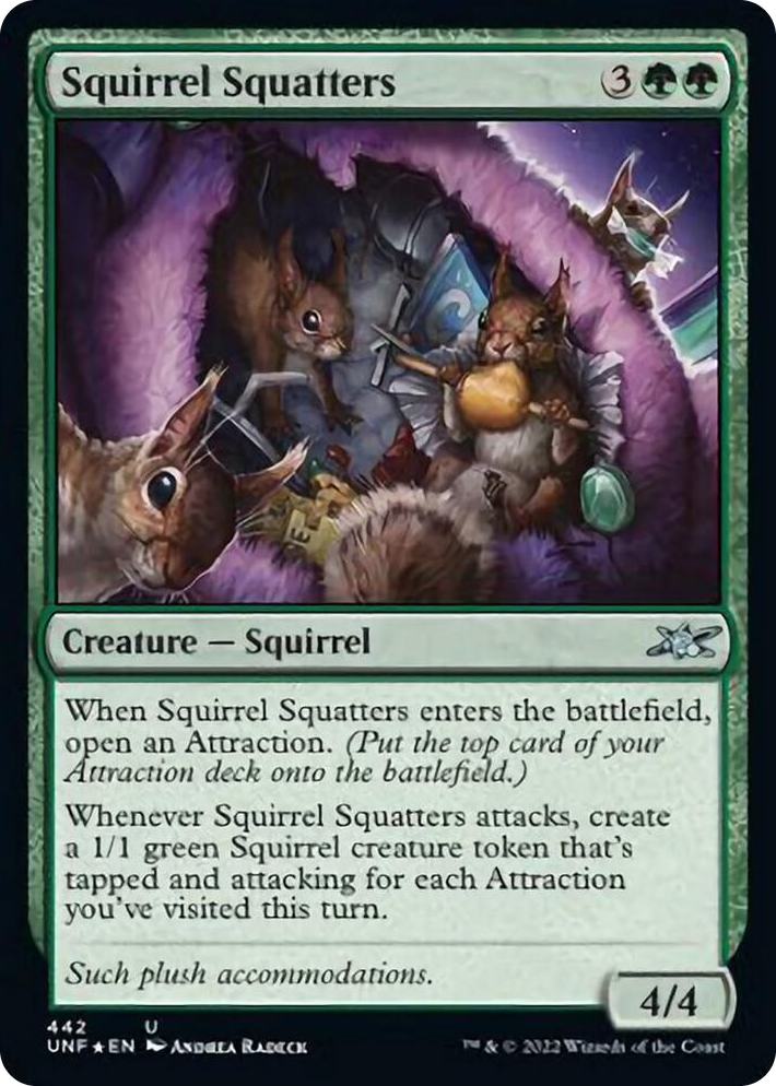 0156 Squirrel Squatters U Unfinity