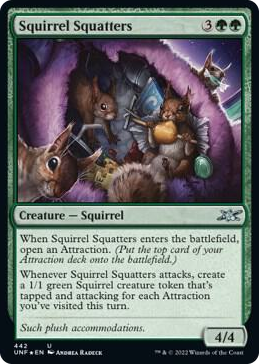 0442 Squirrel Squatters (Galaxy Foil) U Unfinity