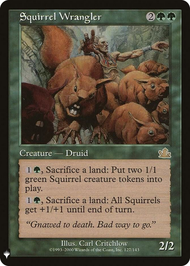 0127 Squirrel Wrangler R The List Reprints