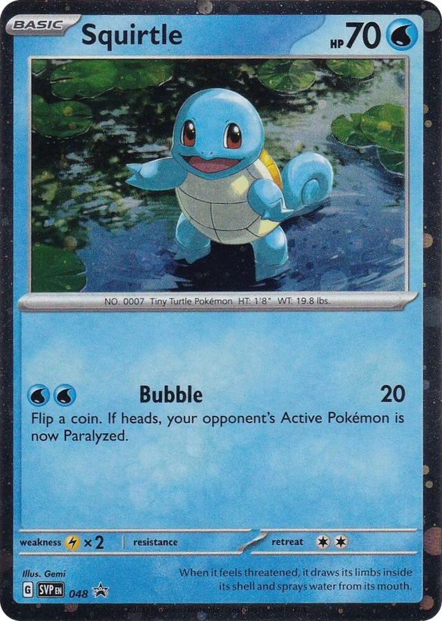 0048 Squirtle - 048 (Cosmos Holo) Promo Scarlet & Violet Promo Cards