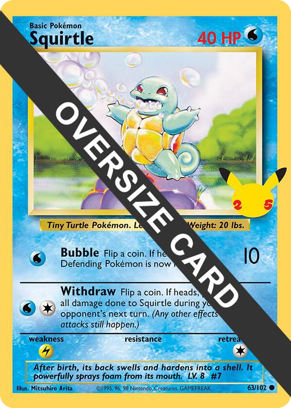 0063 Squirtle Promo First Partner Pack