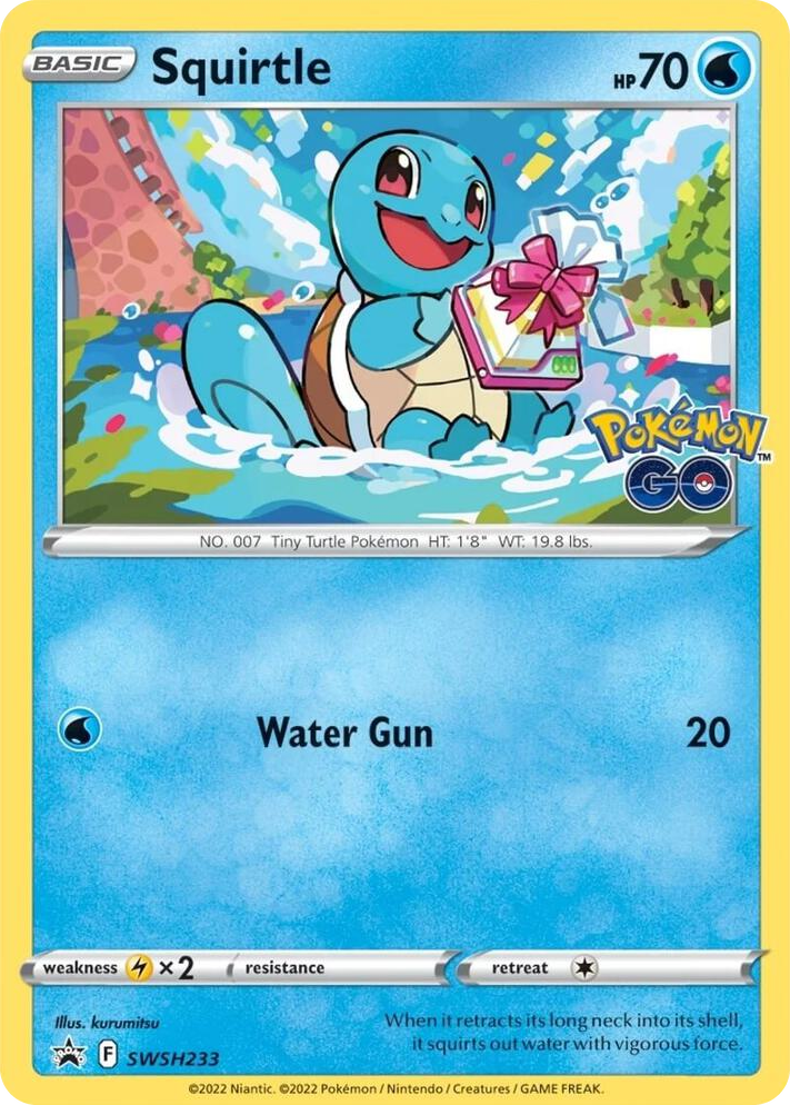 0233 Squirtle - SWSH233 Promo Sword & Shield Promo Cards