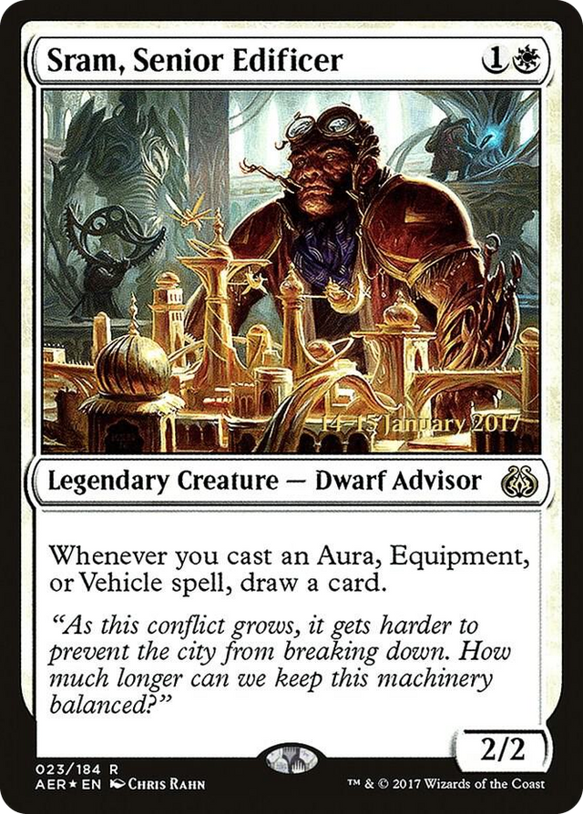 0023 Sram, Senior Edificer R Prerelease Cards