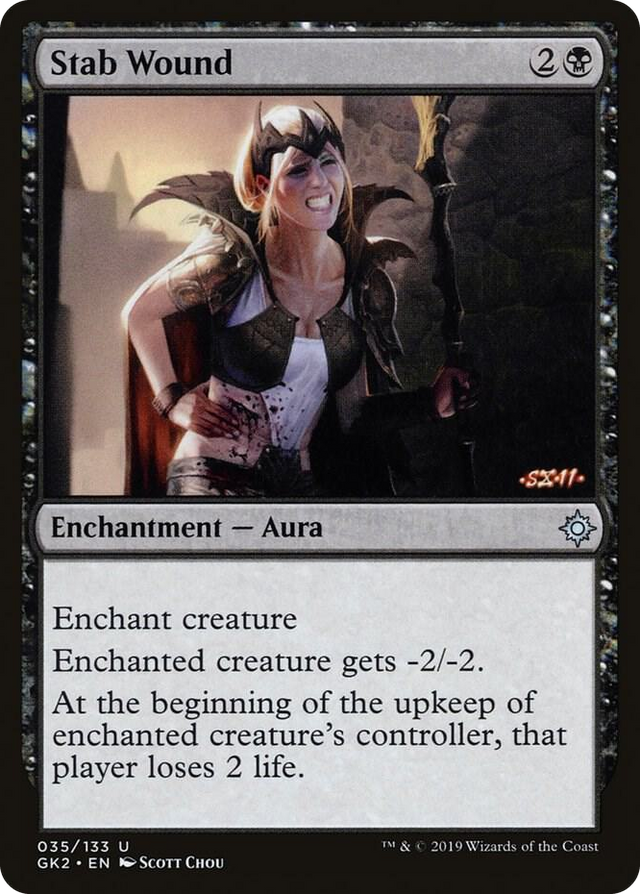 0035 Stab Wound U Ravnica Allegiance: Guild Kits