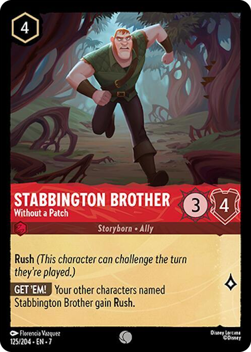 0125 Stabbington Brother - Without a Patch Common Archazia's Island