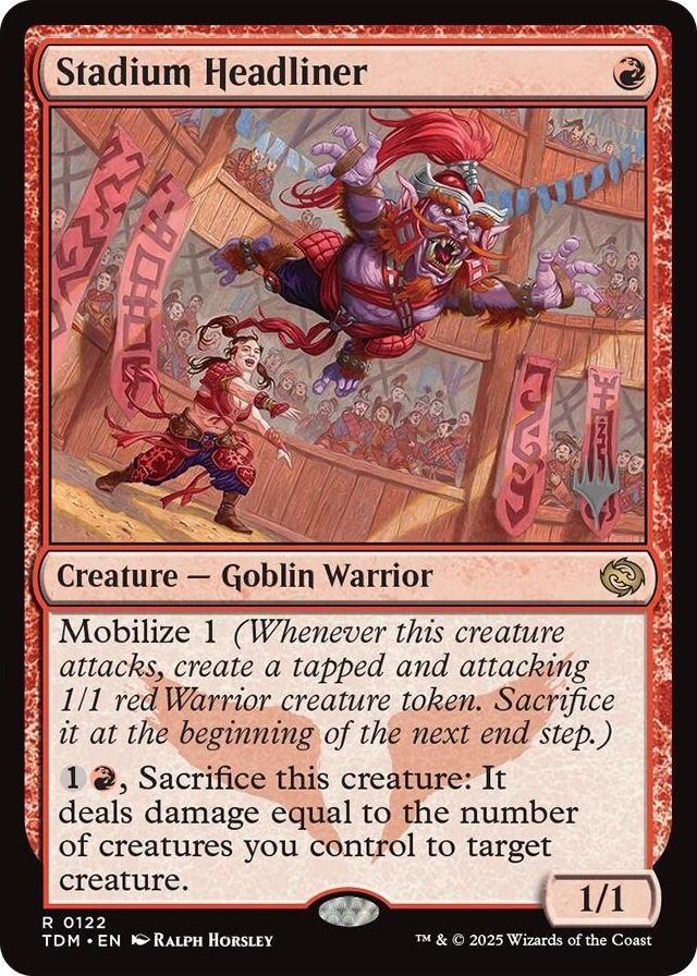 Stadium Headliner #122 R - Promo Pack: Tarkir: Dragonstorm Pokemon card