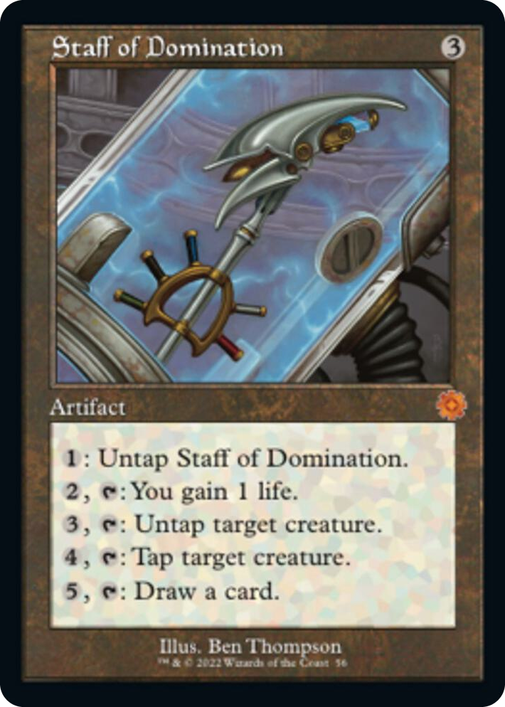 0056 Staff of Domination M The Brothers' War: Retro Frame Artifacts