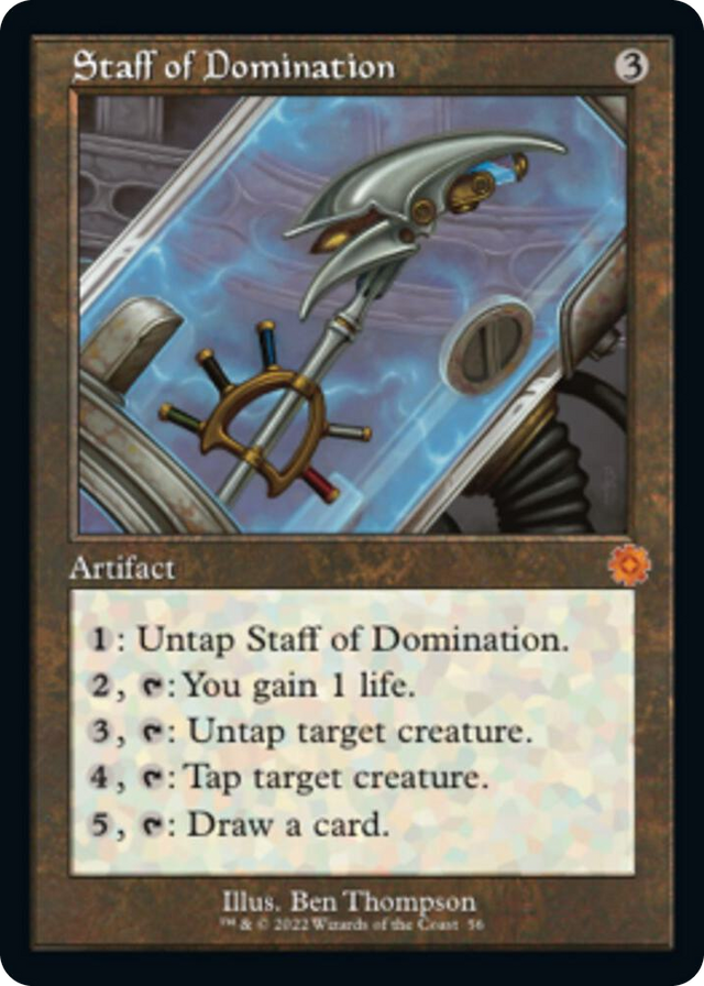 0056 Staff of Domination M The Brothers' War: Retro Frame Artifacts