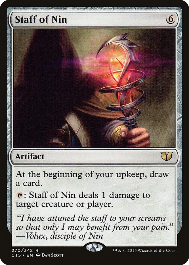 Staff of Nin #270 R - Commander 2015 Pokemon card