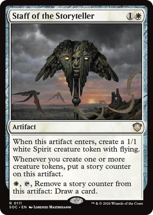 0111 Staff of the Storyteller R Commander: Secrets of Strixhaven