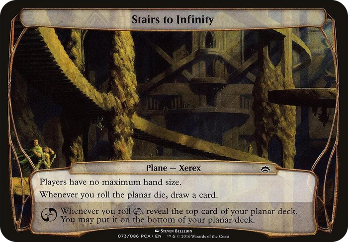 Stairs to Infinity (Planechase Anthology) #73 C - Oversize Cards Pokemon card