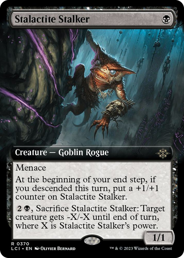 0370 Stalactite Stalker (Extended Art) R The Lost Caverns of Ixalan