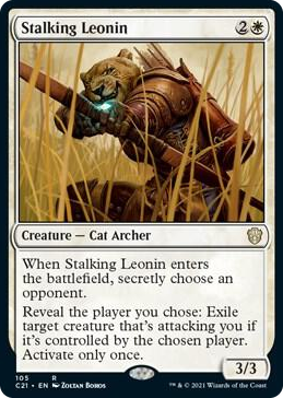 0105 Stalking Leonin R Commander 2021