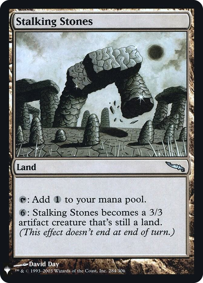 Stalking Stones #284 U - The List Reprints Pokemon card