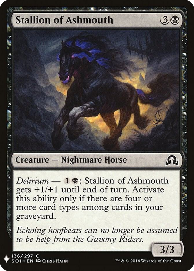 0136 Stallion of Ashmouth C The List Reprints