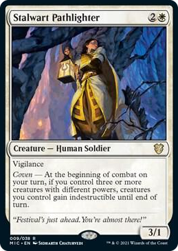 0009 Stalwart Pathlighter R Commander: Innistrad: Midnight Hunt